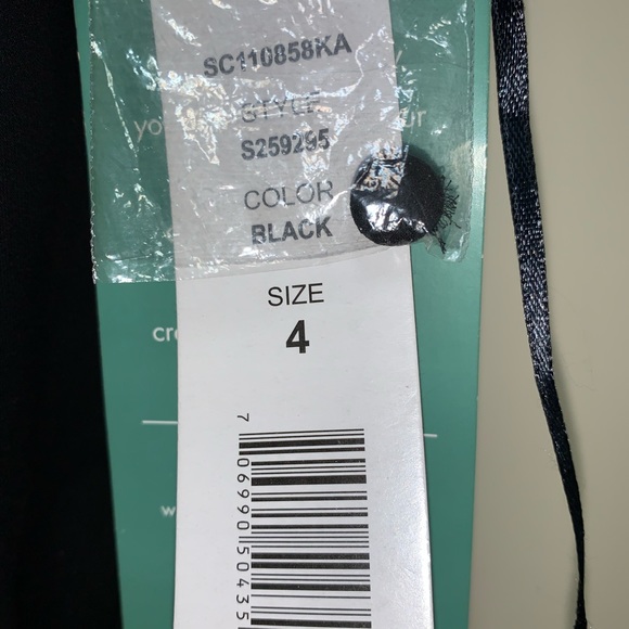 Scarlet Social 5 Sleeveless Black Dress Size 4. Jewel Edged. New W/Tags - Picture 6 of 7